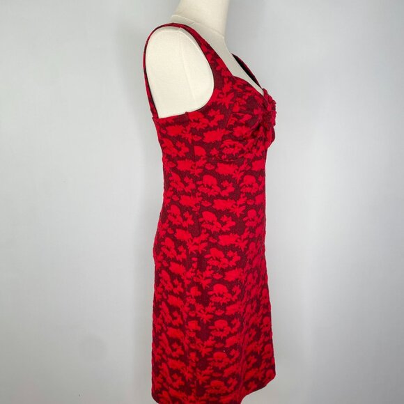 Candie’s - Red Floral Pin-up Dress - Picture 3 of 7